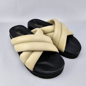 Seychelles Driving Force Sandal Ivory Womens 7